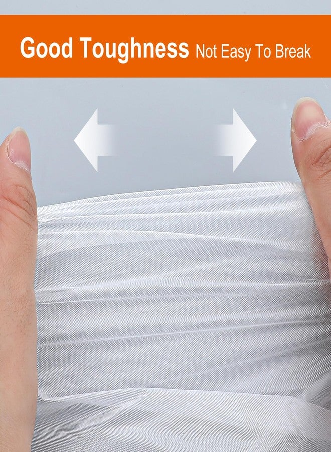 سيبا قفازات تنظيف سيبا للاستخدام مرة واحدة بأكمام طويلة، 10 قطع، مصنوعة من مادة البولي إيثيلين المقاوم للماء، أكمام واقية للذراعين، مناسبة للمطبخ وغسل الأطباق وتنظيف المنزل والبستنة، طول الكوع 17.72 بوصة، لون أبيض، أكمام طويلة جدًا - Image 3